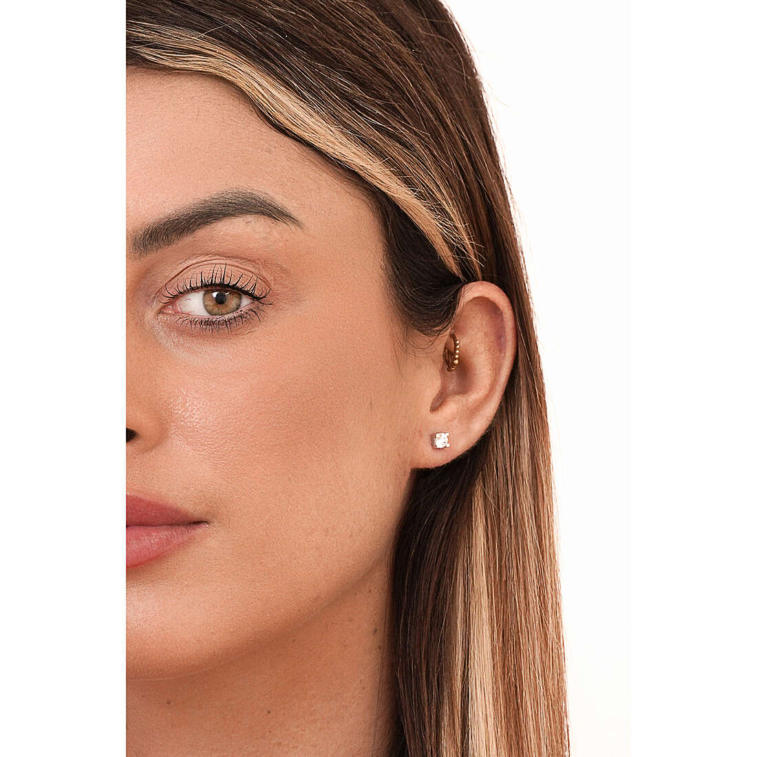 GioiaPura earrings Oro 750 woman GP-S136850 wearing