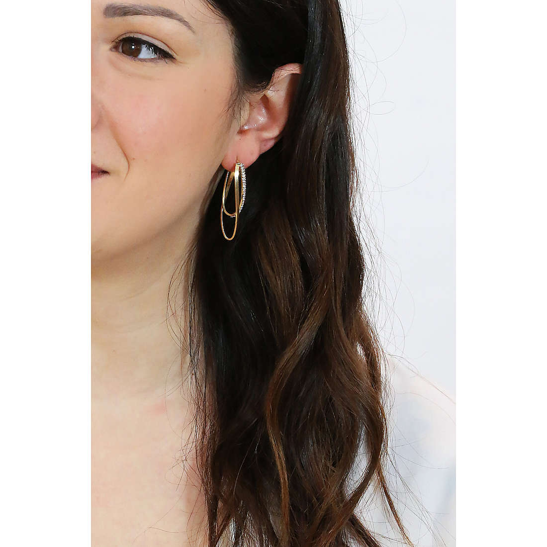 GioiaPura earrings Oro 750 woman GP-S148014 wearing