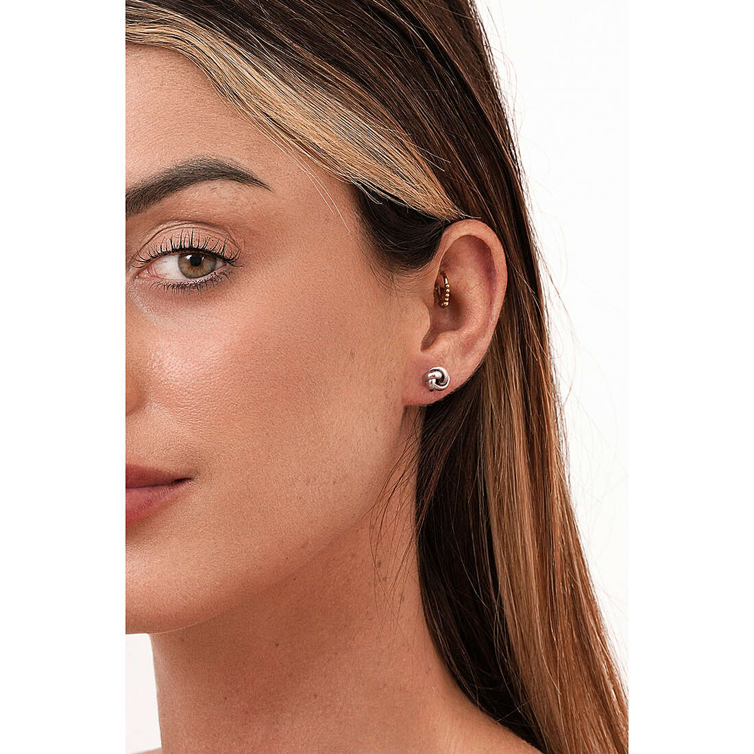 GioiaPura earrings Oro 750 woman GP-S154272 wearing
