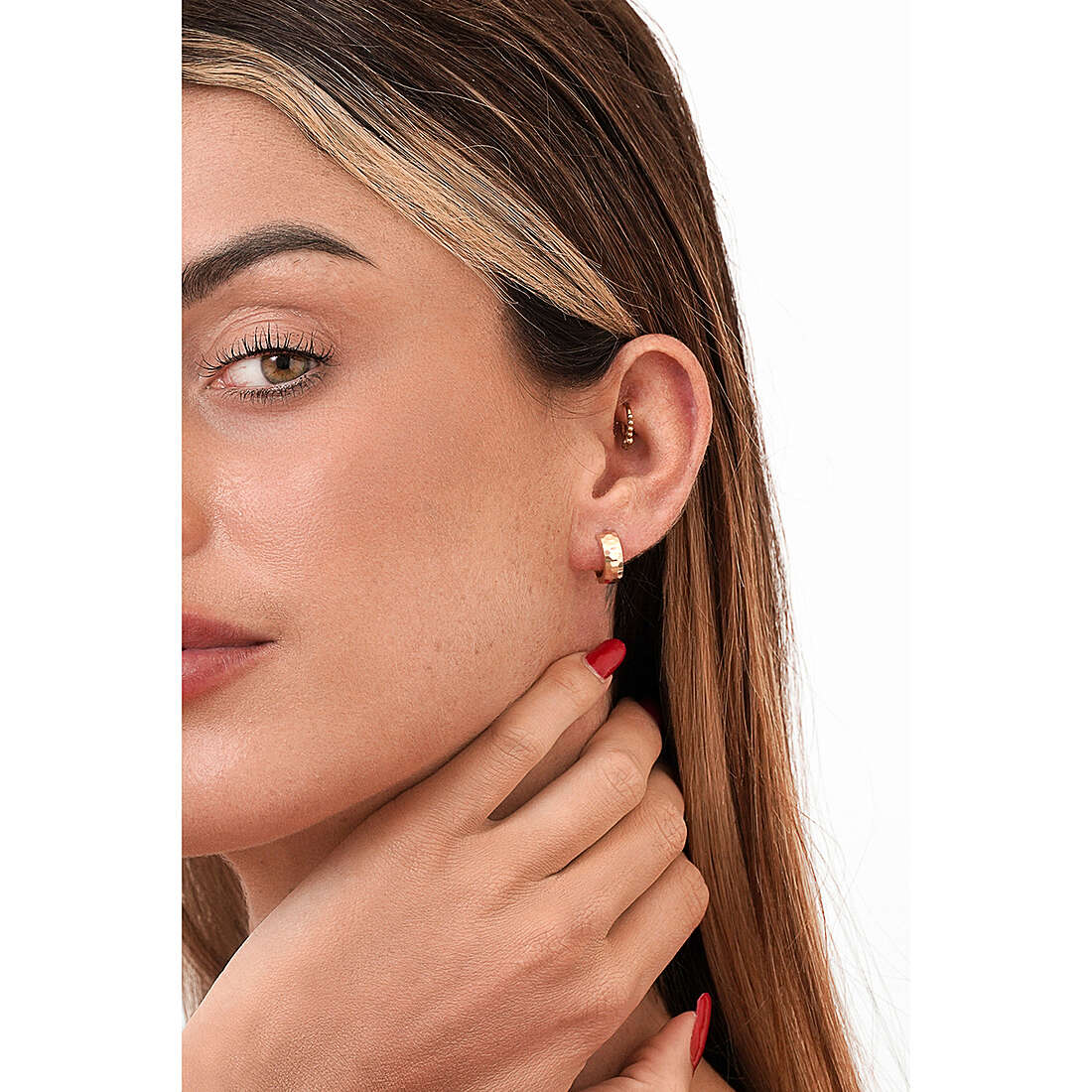 GioiaPura earrings Oro 750 woman GP-S159393 wearing