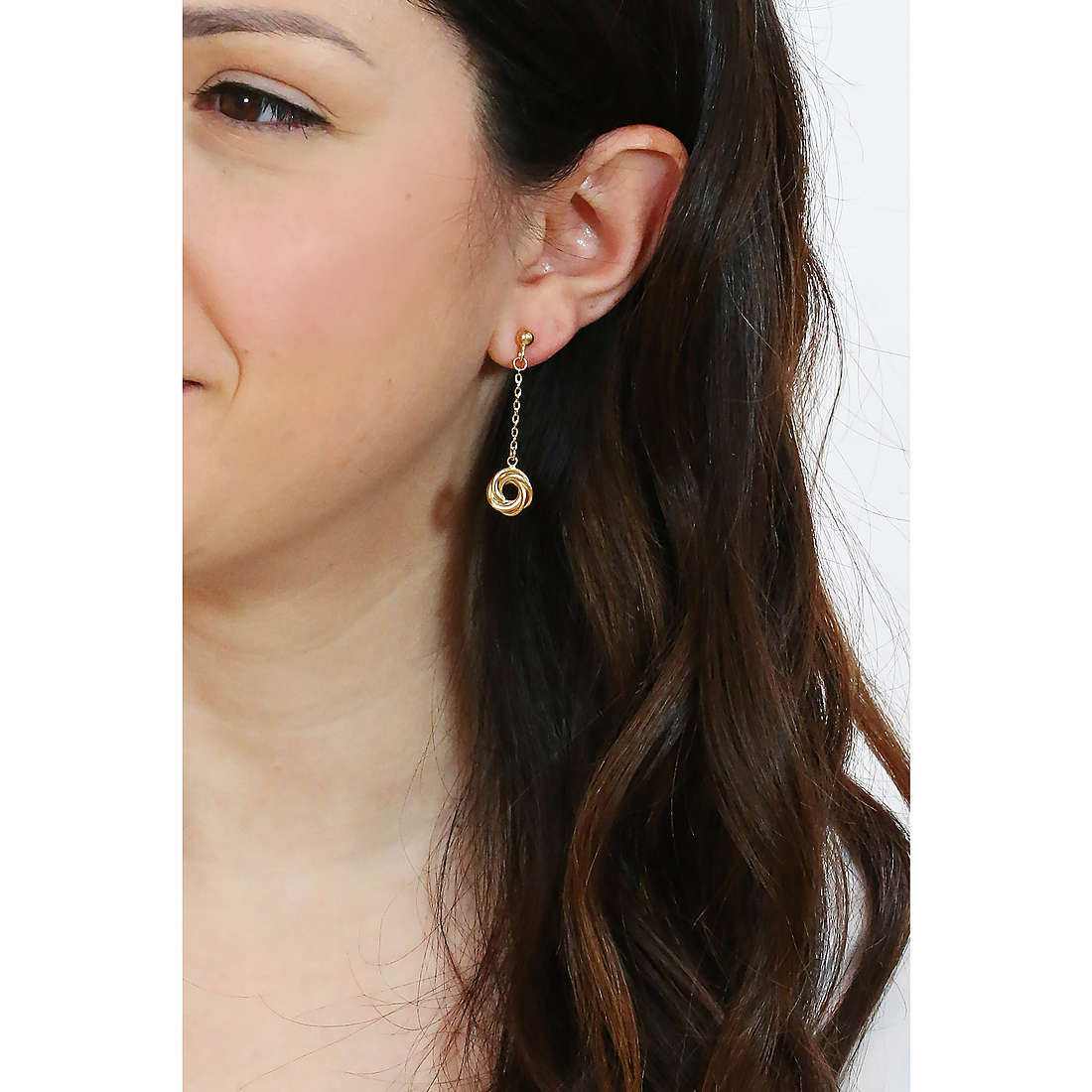GioiaPura earrings Oro 750 woman GP-S201973 wearing