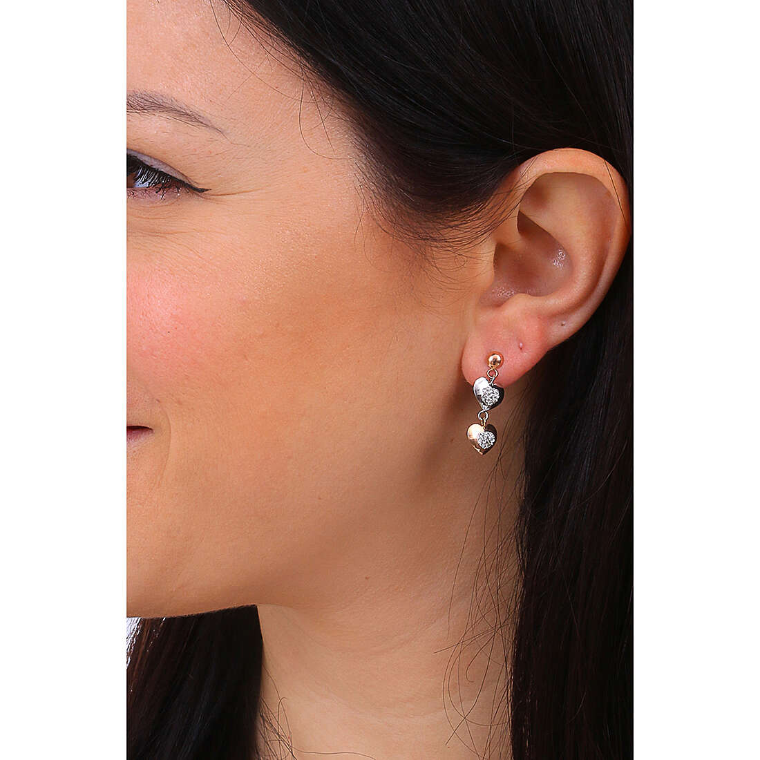 GioiaPura earrings Oro 750 woman GP-S214756 wearing