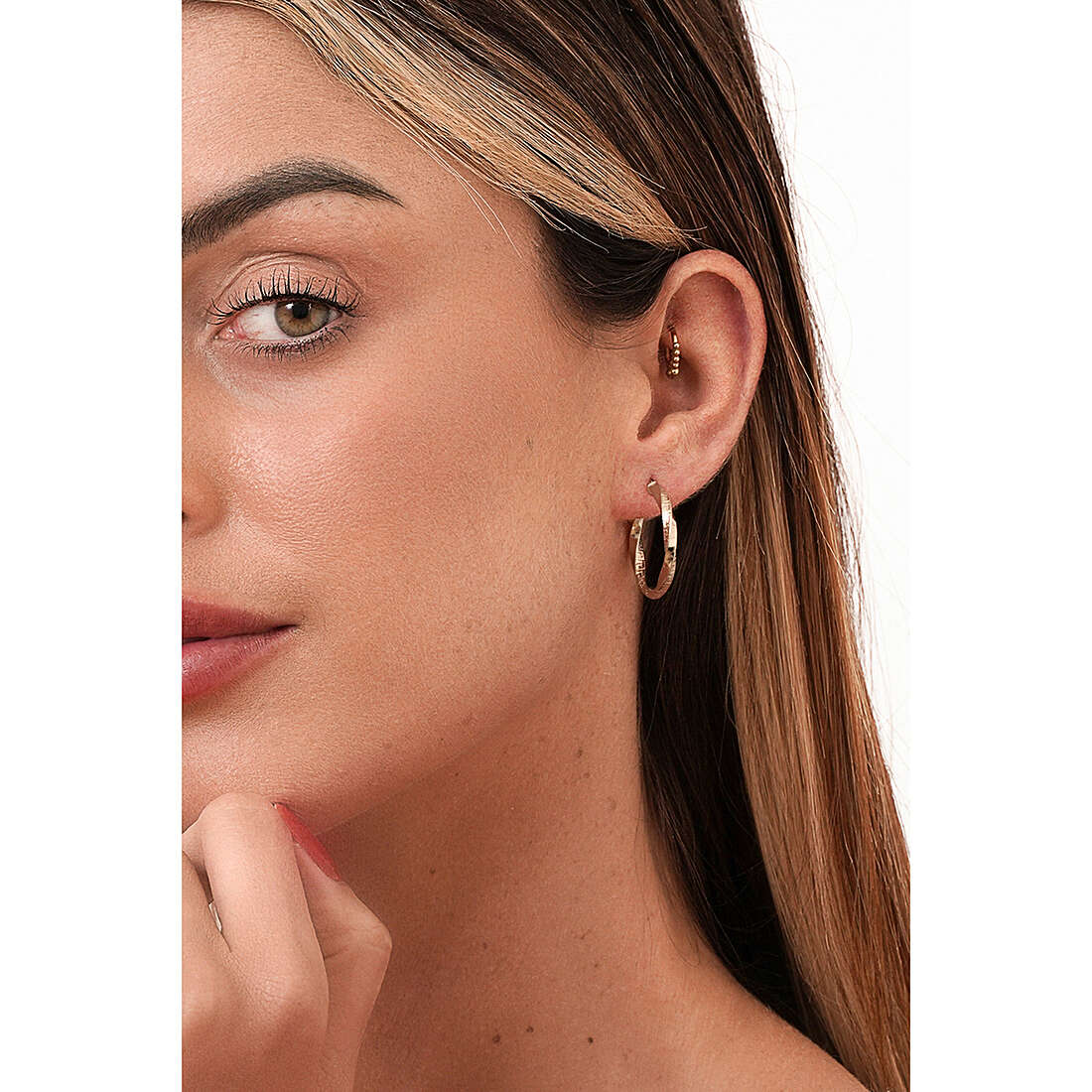 GioiaPura earrings Oro 750 woman GP-S233520 wearing
