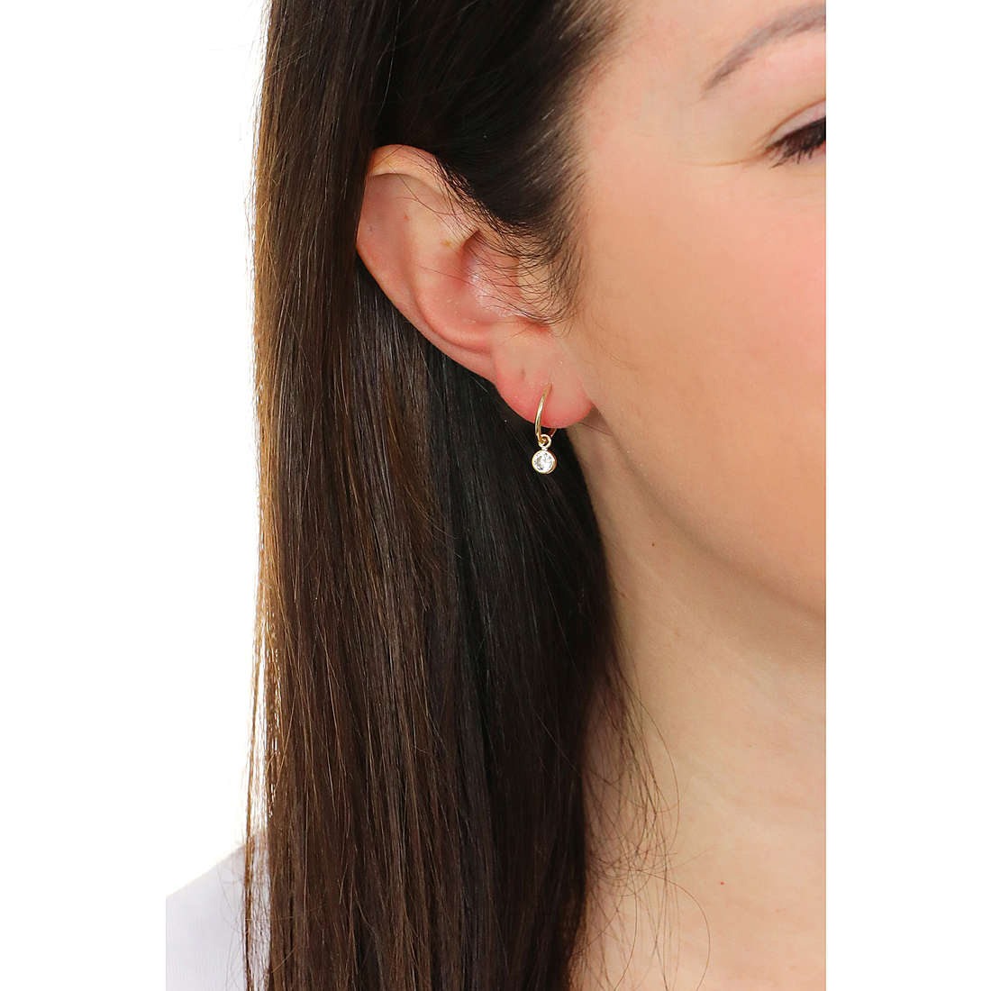 GioiaPura earrings Oro 750 woman GP-S248751 wearing