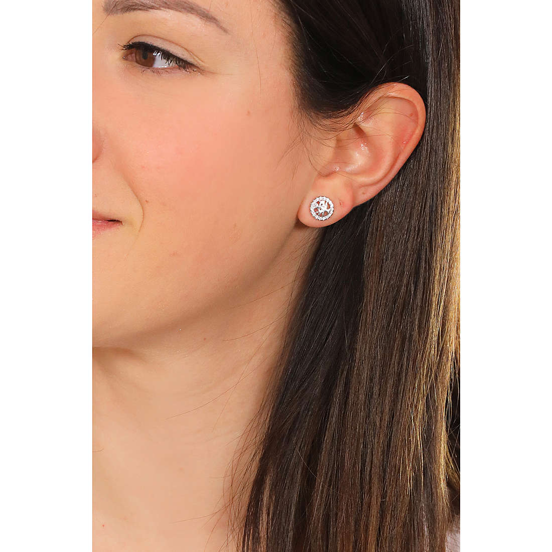 GioiaPura earrings woman ST45287-01RH wearing