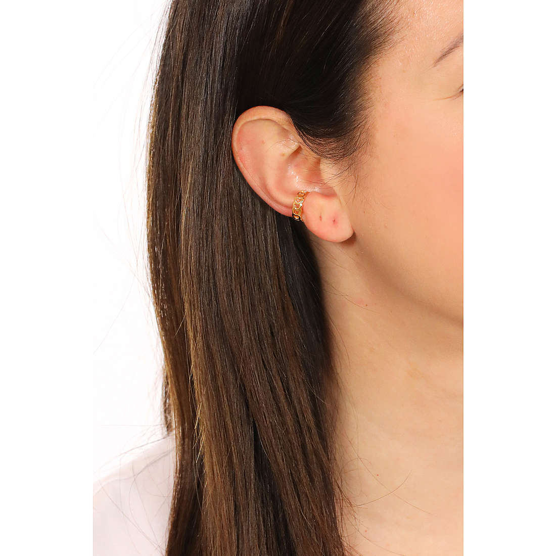 GioiaPura earrings woman ST63980-02OR wearing