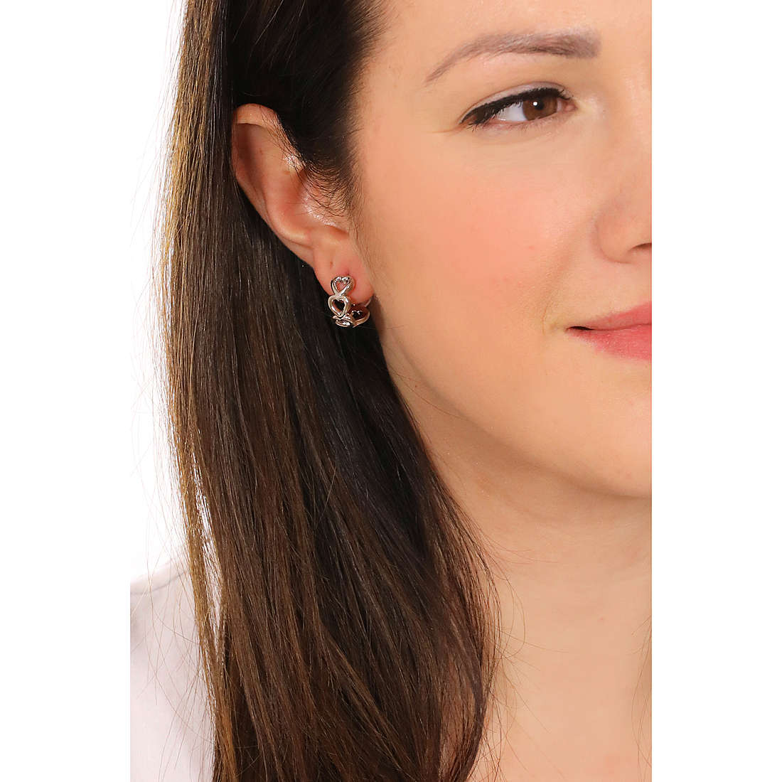 GioiaPura earrings woman ST64917-01RH wearing