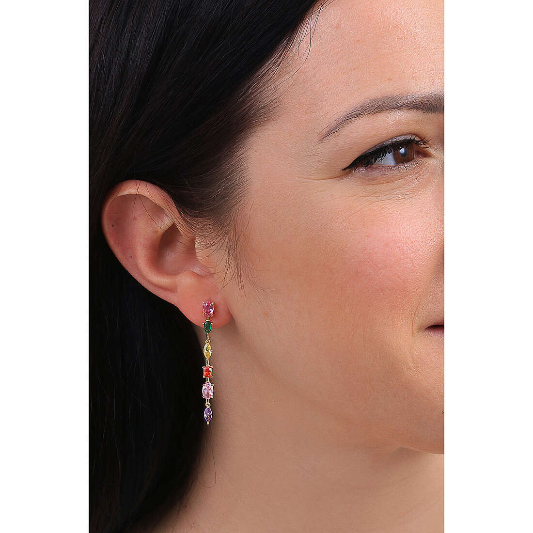 GioiaPura earrings woman ST66727-OR wearing