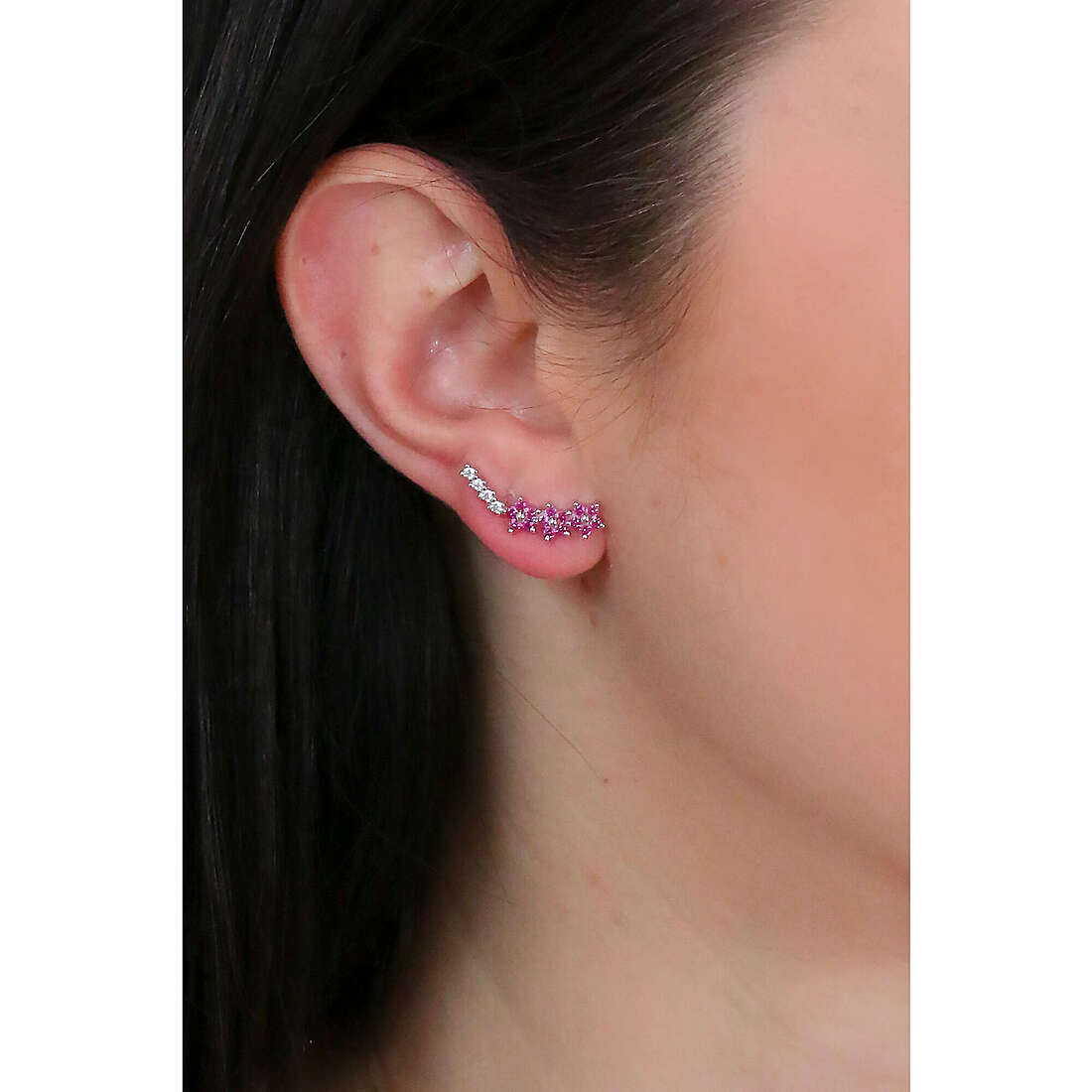 GioiaPura earrings woman ST66907-RHRS photo wearing