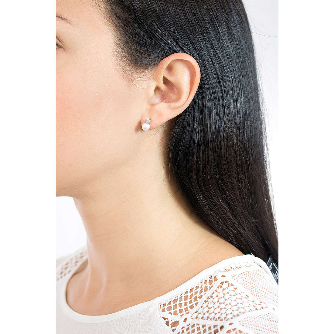 GioiaPura earrings woman SXE1400249-0851 wearing