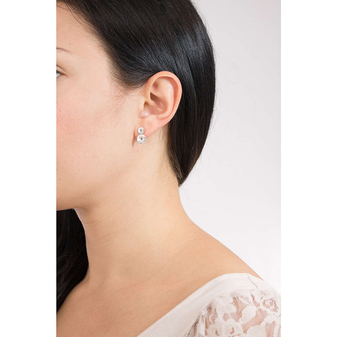 GioiaPura earrings woman SXE1500146-2120 wearing