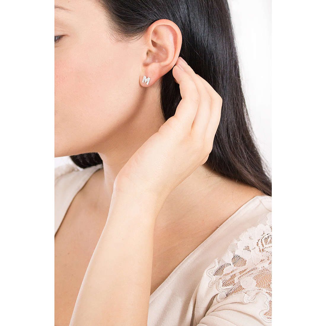 GioiaPura earrings woman SXE1602326-0851 wearing