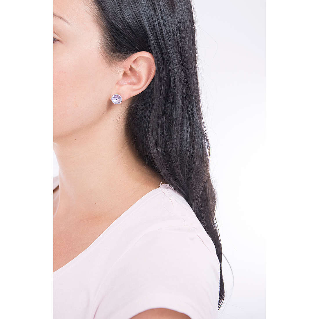 GioiaPura earrings woman WOM01215LLL wearing