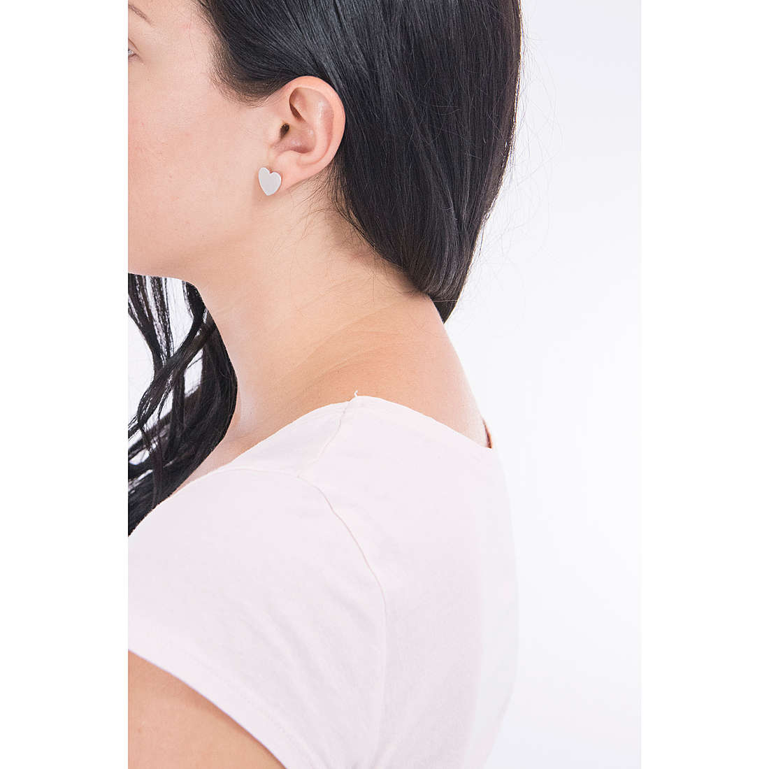 GioiaPura earrings woman WOM02236SU wearing