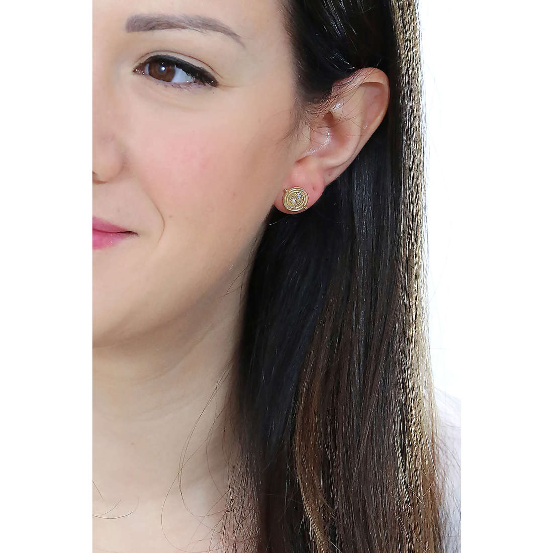 Harry Potter earrings woman HPSE100-G photo wearing