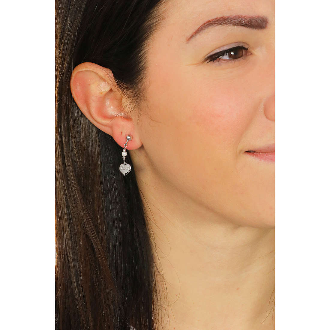 Liujo earrings woman ALJ086 wearing