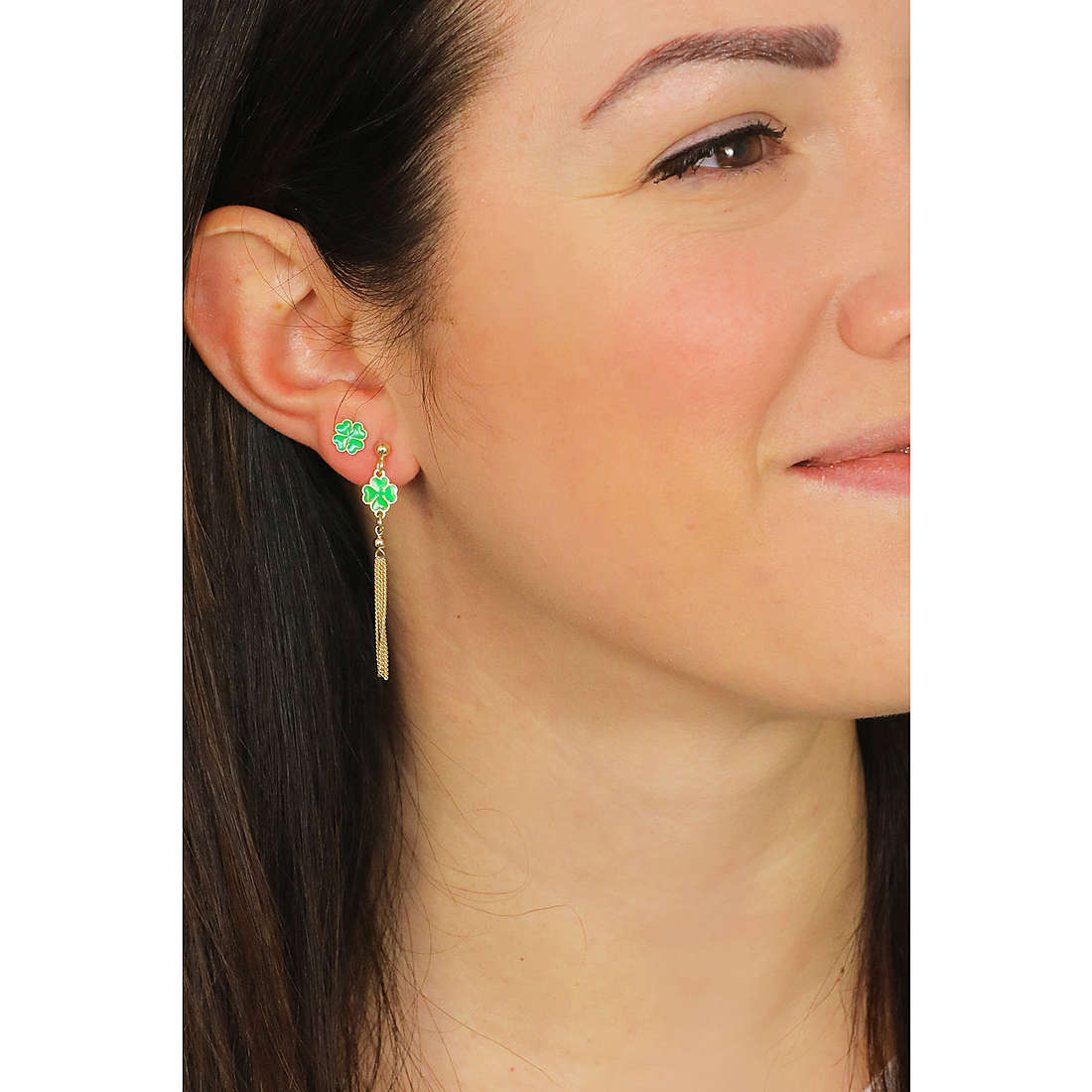 Liujo earrings woman ALJ168 wearing