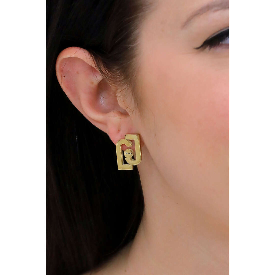 Liujo earrings Identity woman LJ1984 wearing