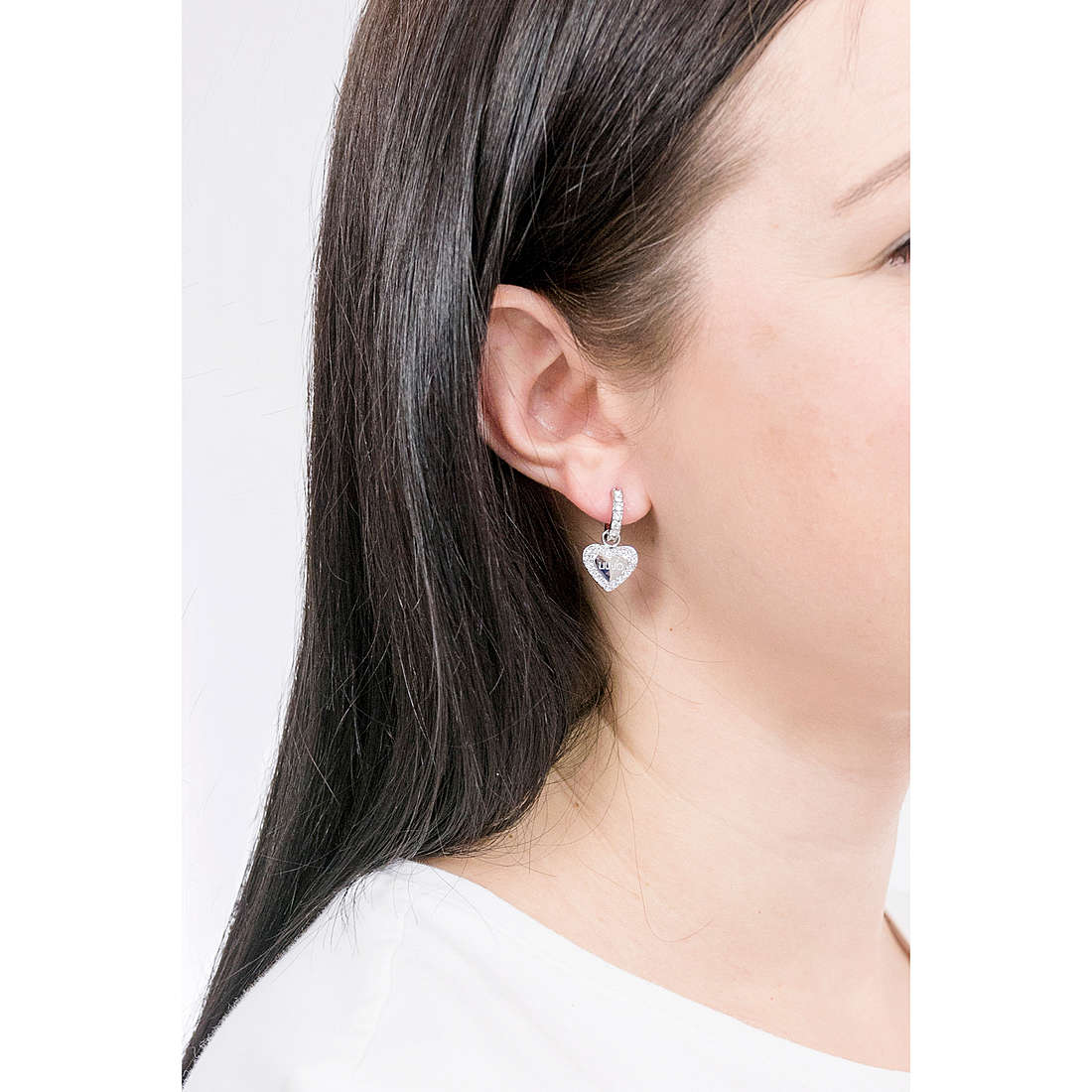 Liujo earrings woman LJ1552 wearing