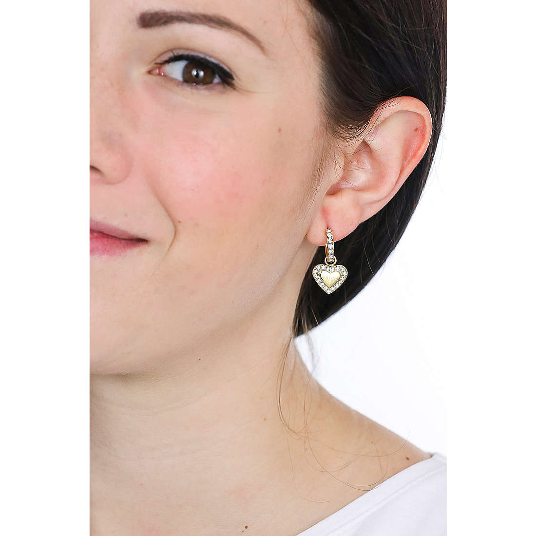 Liujo earrings woman LJ1555 wearing
