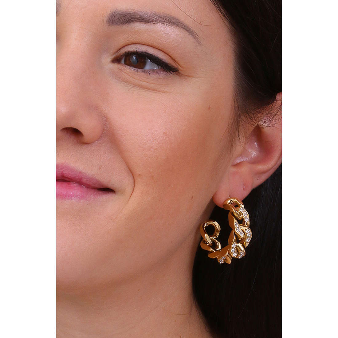 Liujo earrings woman LJ1817 wearing