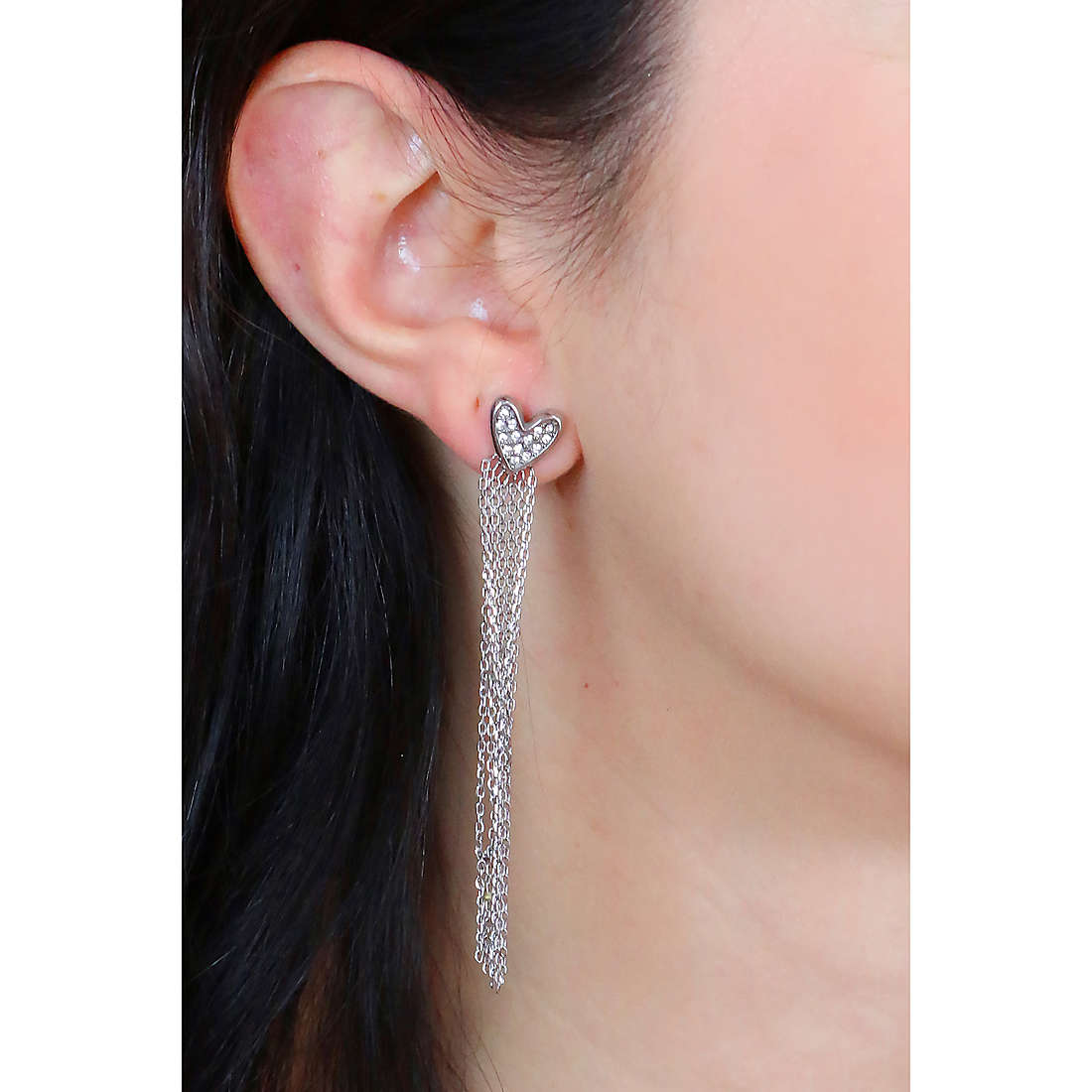 Liujo earrings woman LJ1842 wearing