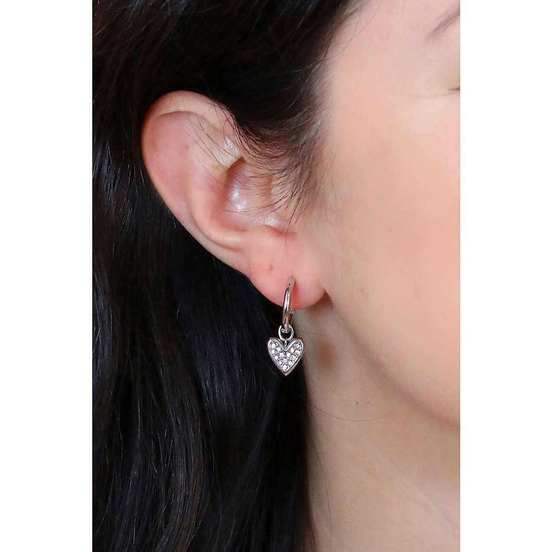 Liujo earrings woman LJ1844 wearing