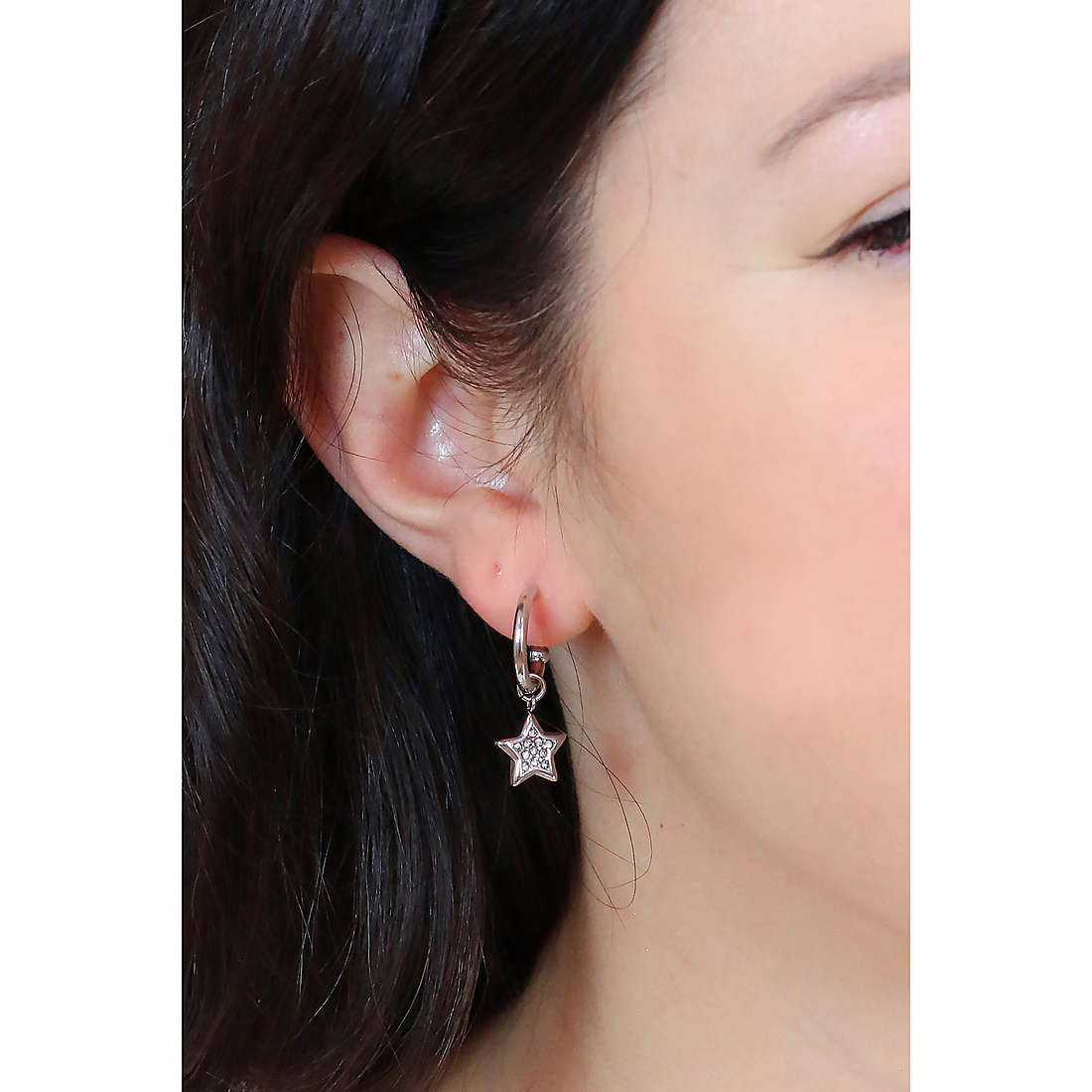 Liujo earrings woman LJ1848 photo wearing
