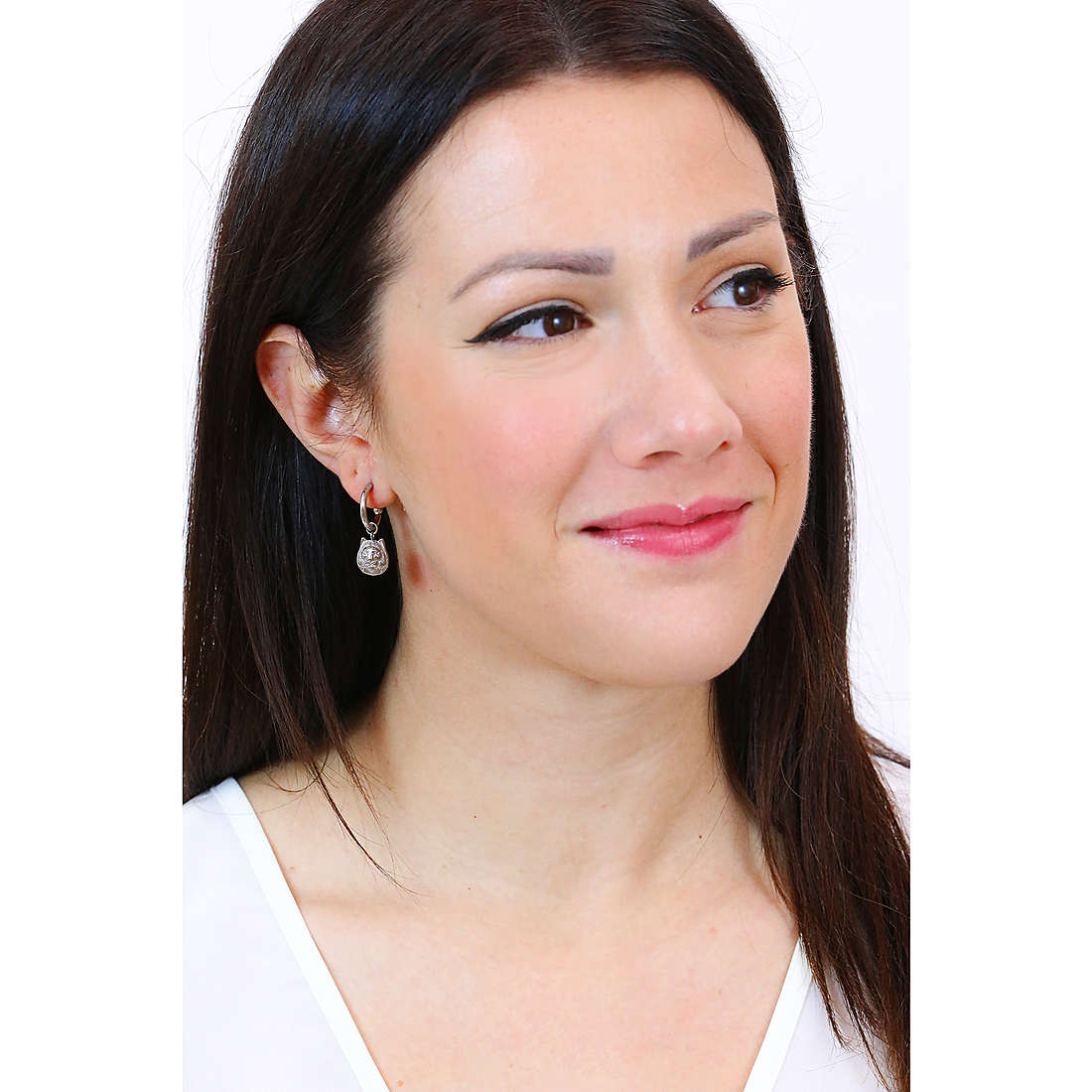 Liujo earrings woman LJ1850 wearing