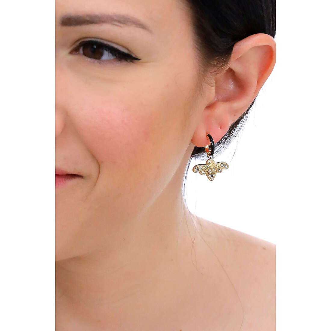 Liujo earrings Teen woman LJ1891 wearing
