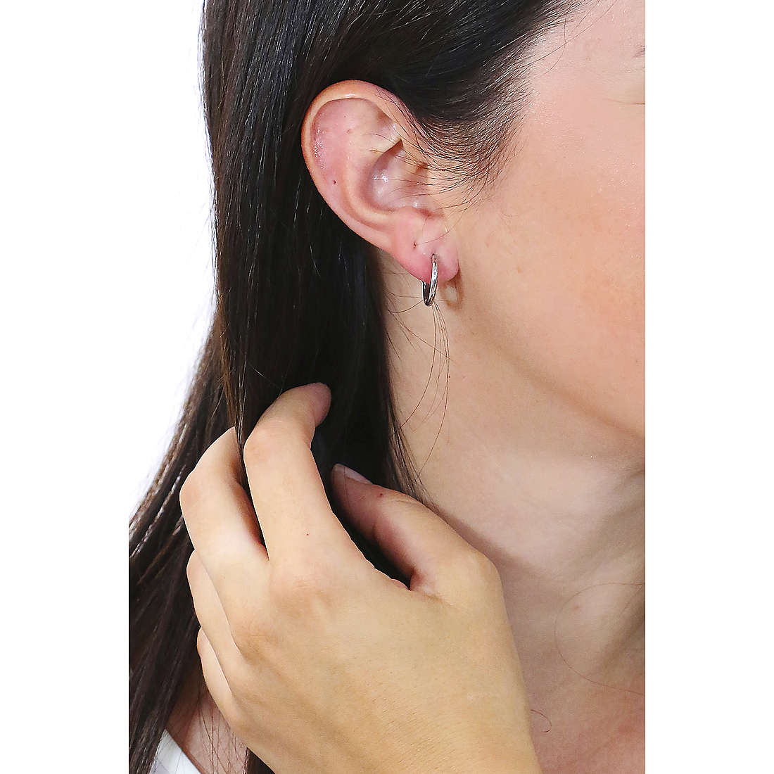 Luca Barra earrings woman OK1121 wearing