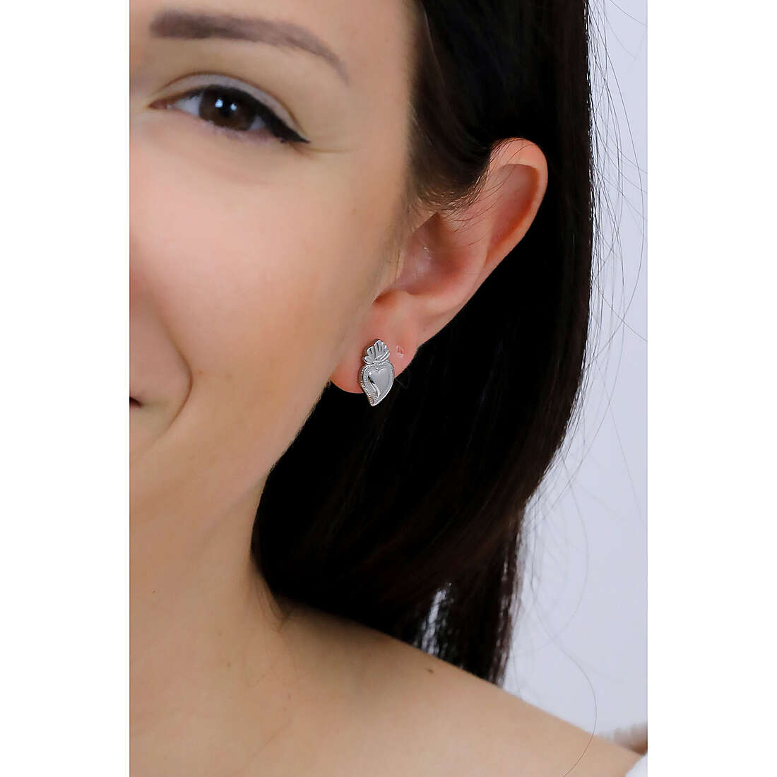 Luca Barra earrings woman OK1234 photo wearing