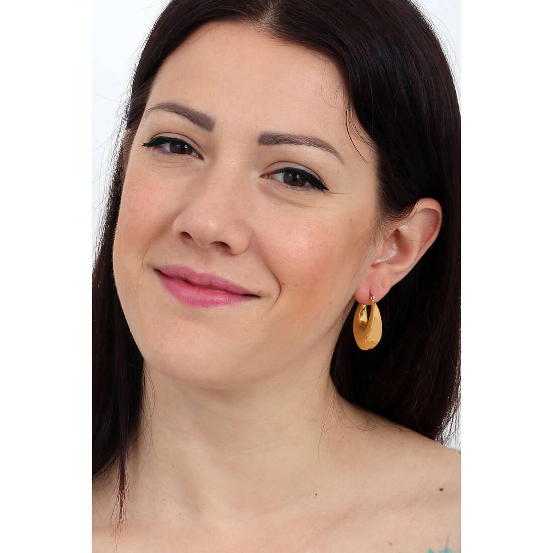 Luca Barra earrings woman OK1281 photo wearing