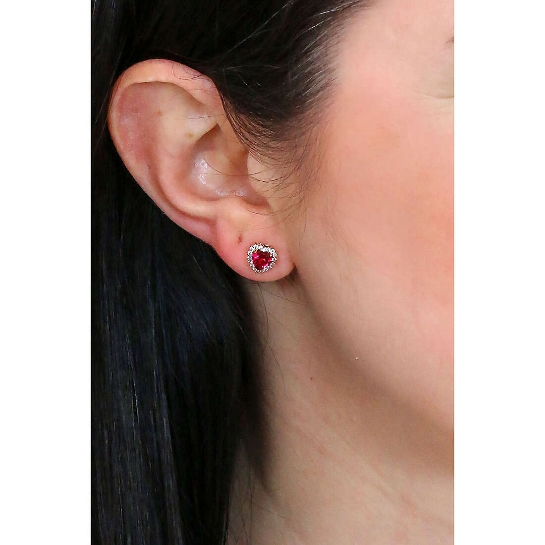 Michael Kors earrings Kors Brilliance woman MKC1519BG791 wearing