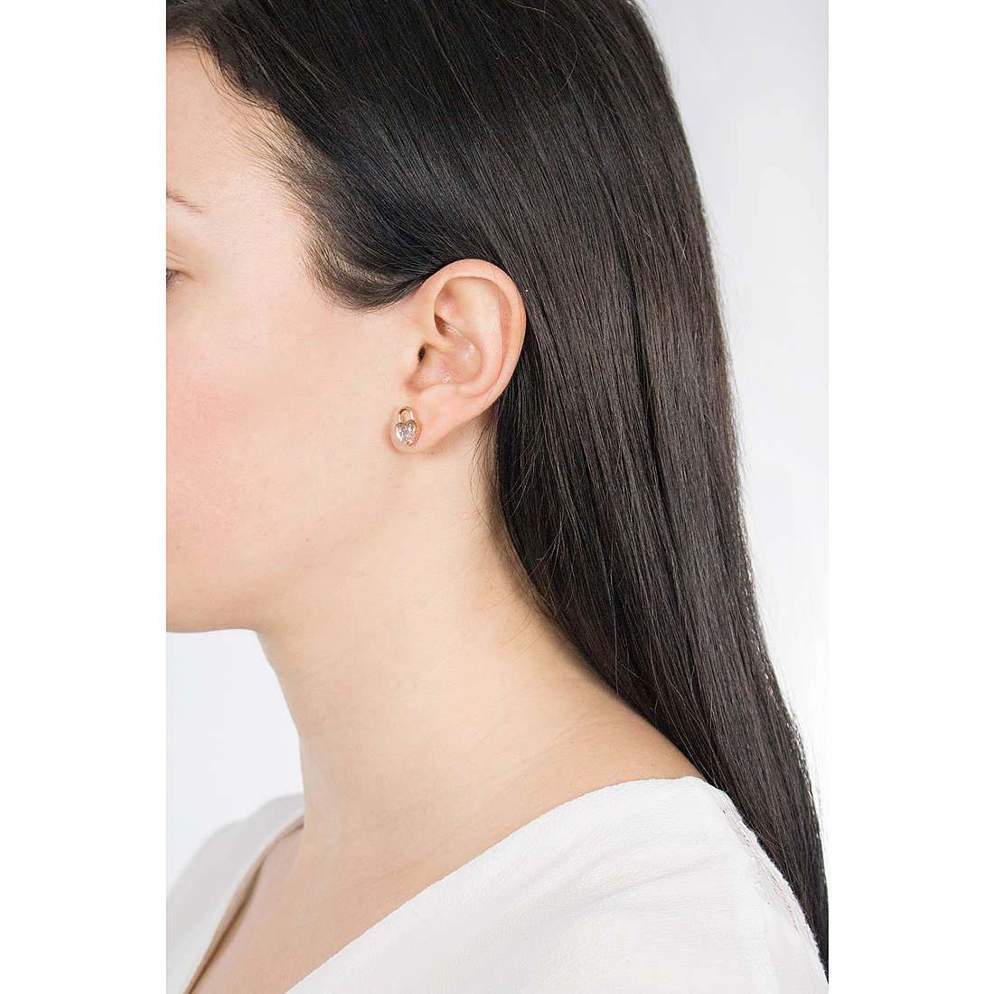 Michael Kors earrings Logo woman MKJ7023791 wearing