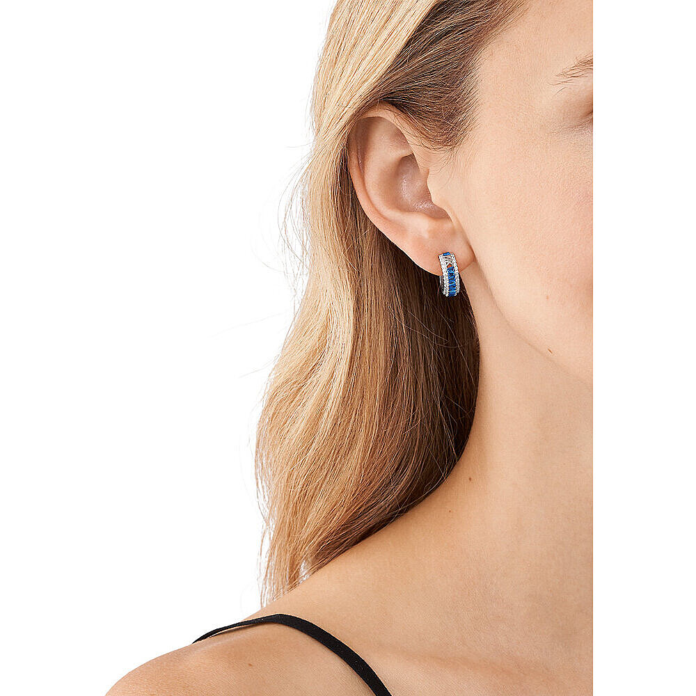 Michael Kors earrings woman MKC1645CE040 wearing