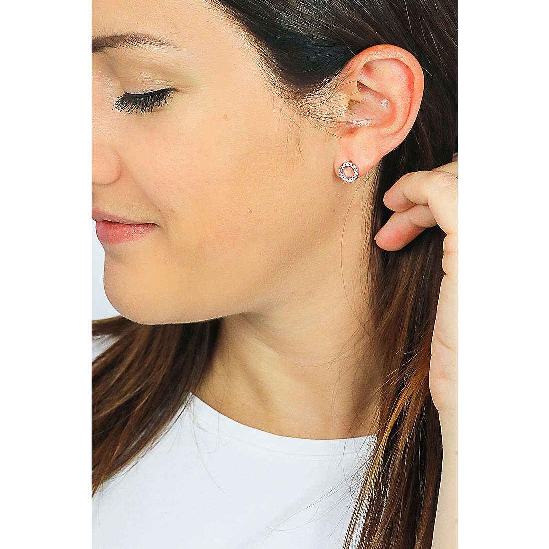 Michael Kors earrings Premium woman MKC1456AN040 wearing