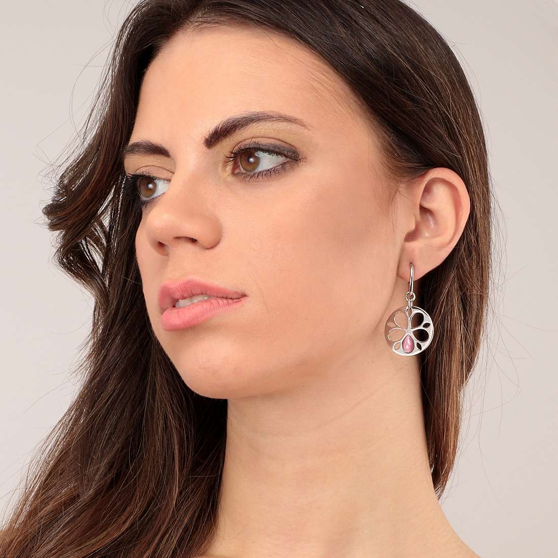 Morellato earrings Fiore woman SATE08 wearing