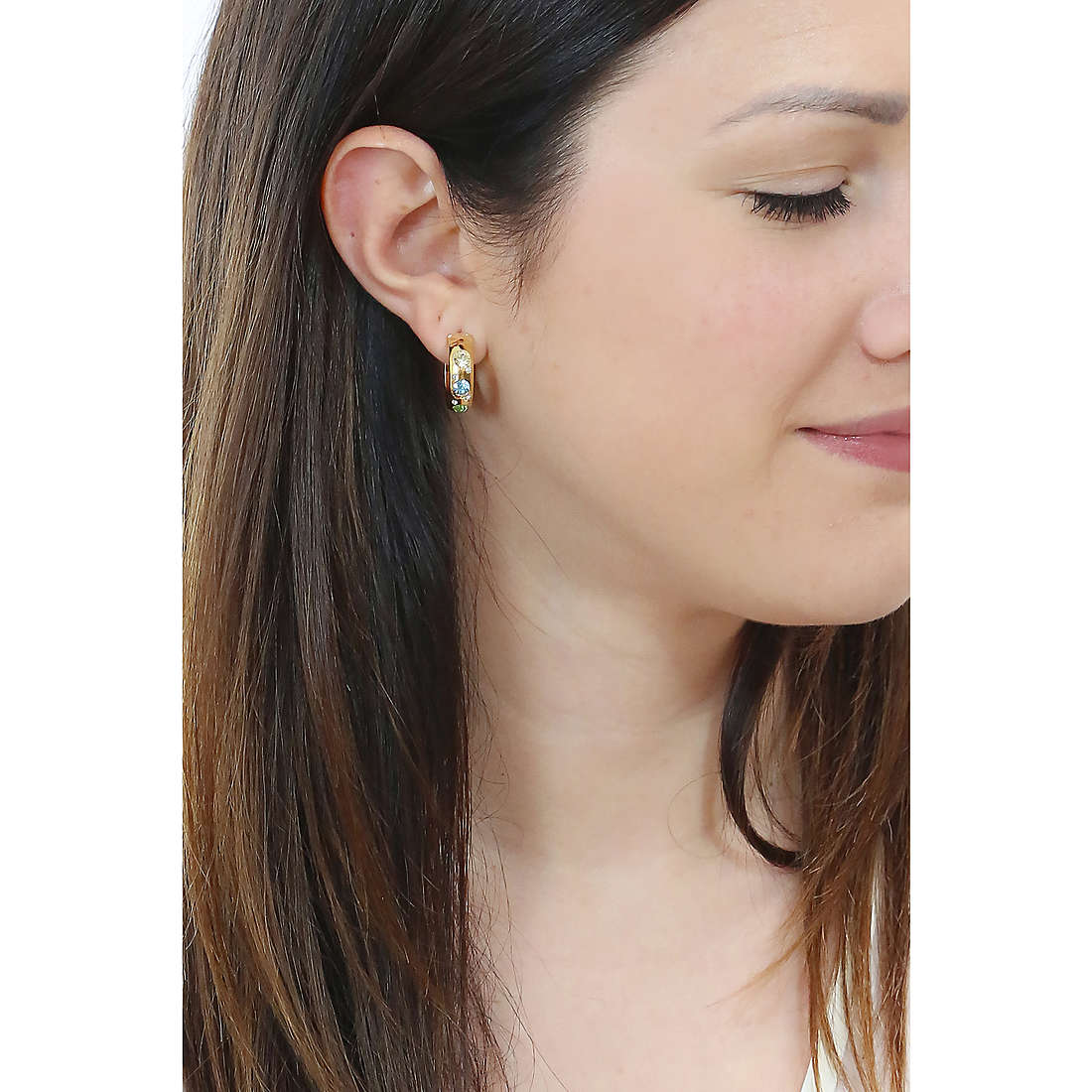 Morellato earrings Poetica woman SAUZ02 wearing