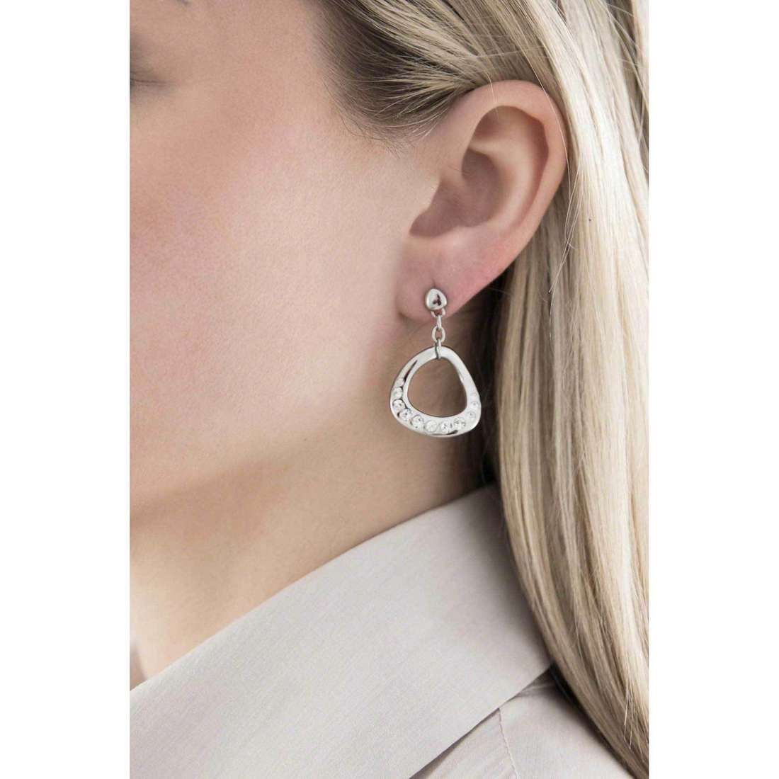Morellato earrings Senza fine woman MORSKT08 wearing