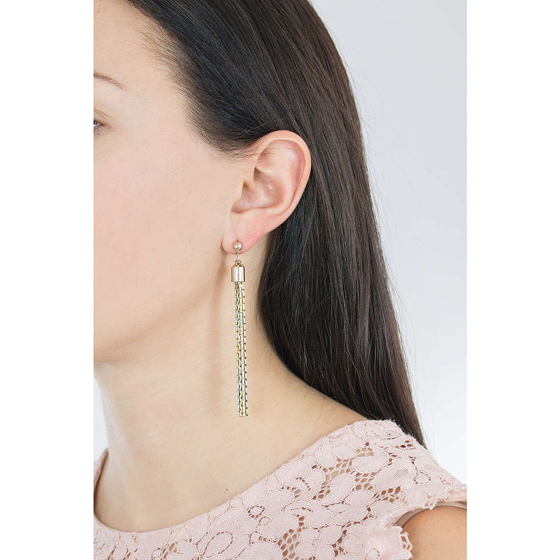 Ottaviani earrings woman 500047O wearing