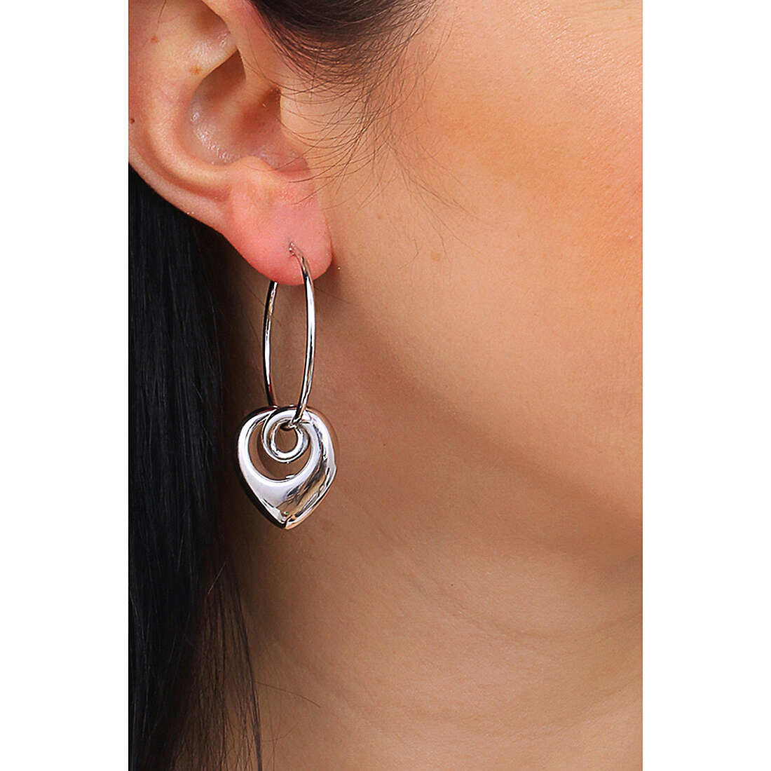 Ottaviani earrings woman 600085O-3 wearing