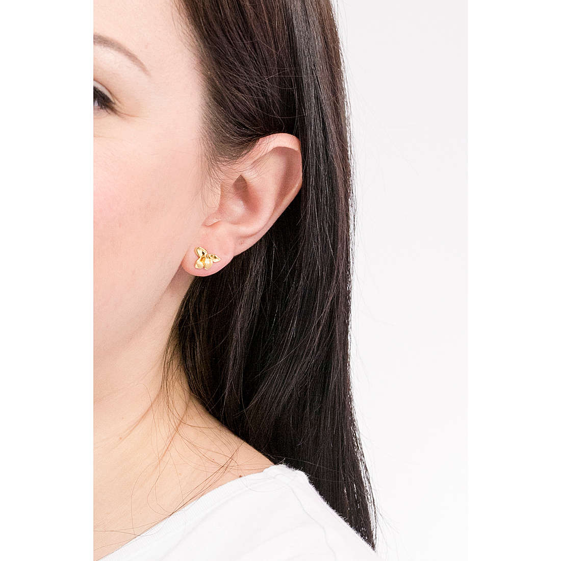 PDPaola earrings Blossom woman AR01-191-U wearing