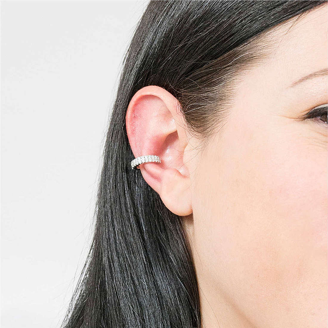 Rebecca earrings Golden ear woman SGEOBB01 photo wearing