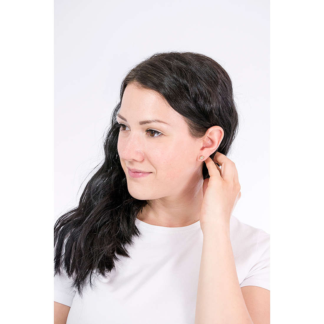 Sagapò earrings Click woman SCK35 photo wearing