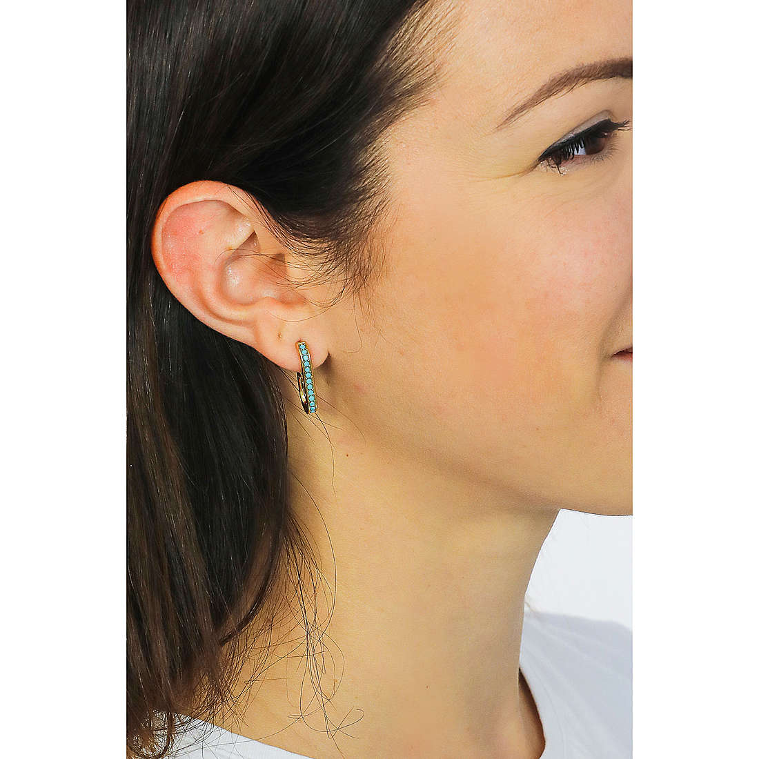 Sagapò earrings Vibes woman SVB24 wearing