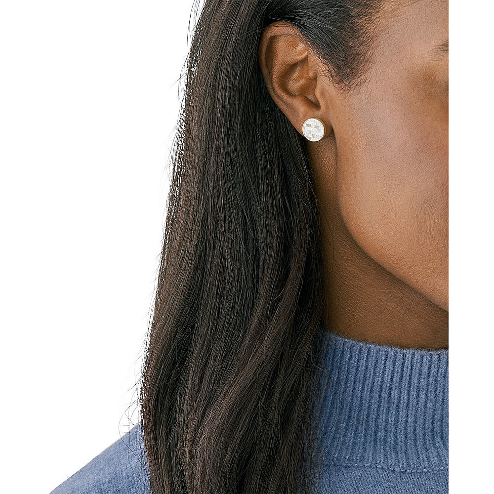 Skagen earrings woman SKJ1581710 wearing