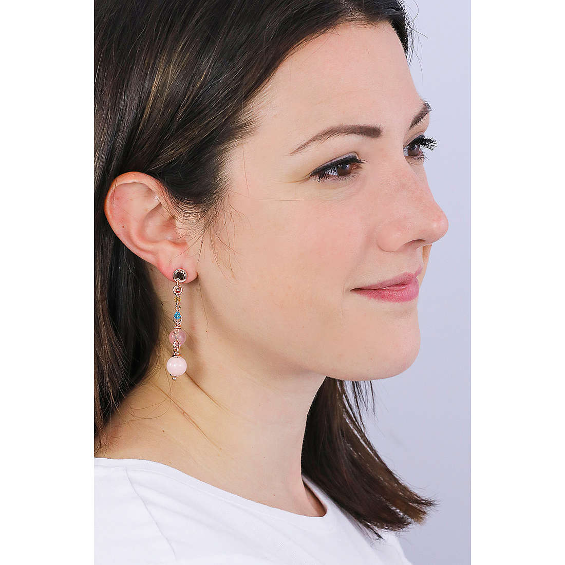 Sovrani earrings Cristal Magique woman J6115 wearing