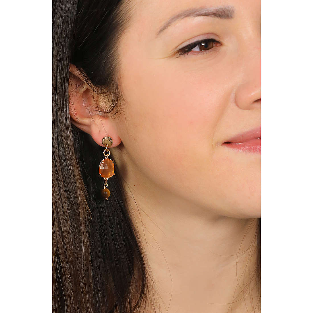 Sovrani earrings Cristal Magique woman J6479 photo wearing
