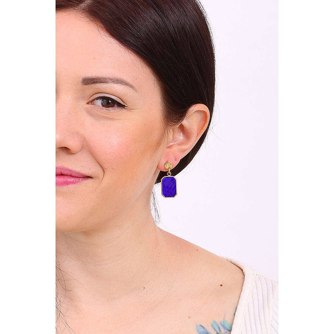 Sovrani earrings Cristal Magique woman J7203 photo wearing